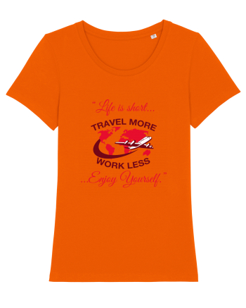 TRAVEL MORE Bright Orange