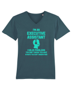 EXECUTIVE ASSISTANT Tricou mânecă scurtă guler V Bărbat Presenter