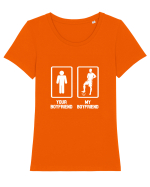 FOTBALIST Tricou mânecă scurtă guler larg fitted Damă Expresser