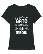 CAT Tricou mânecă scurtă guler larg fitted Damă Expresser