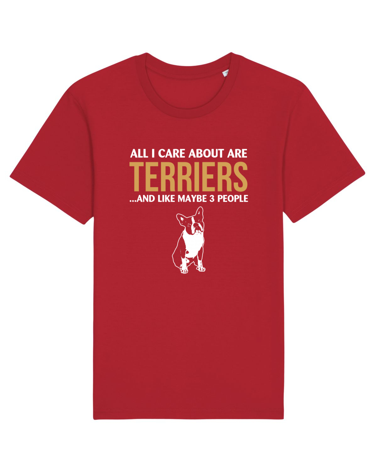 Tricou mânecă scurtă Unisex Rocker Red