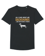DACHSHUND Tricou mânecă scurtă guler larg Bărbat Skater