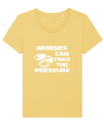 NURSE Tricou mânecă scurtă guler larg fitted Damă Expresser