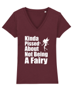 FAIRY Tricou mânecă scurtă guler V Damă Evoker