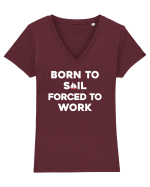 SAIL Tricou mânecă scurtă guler V Damă Evoker