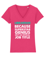LIBRARIAN Tricou mânecă scurtă guler V Damă Evoker