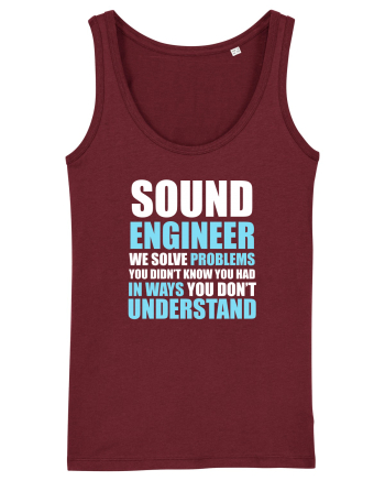 SOUND ENGINEER Burgundy