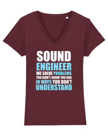 SOUND ENGINEER Burgundy
