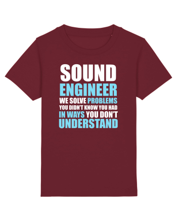SOUND ENGINEER Burgundy