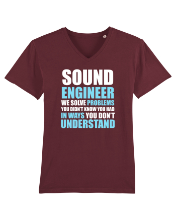SOUND ENGINEER Burgundy