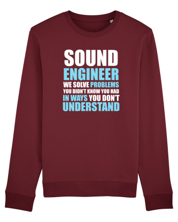 SOUND ENGINEER Burgundy
