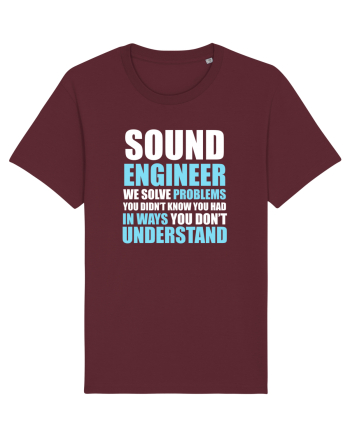 SOUND ENGINEER Burgundy