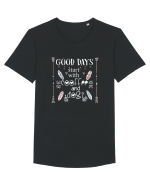 COFFEE Tricou mânecă scurtă guler larg Bărbat Skater