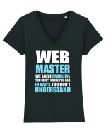 WEB MASTER Tricou mânecă scurtă guler V Damă Evoker