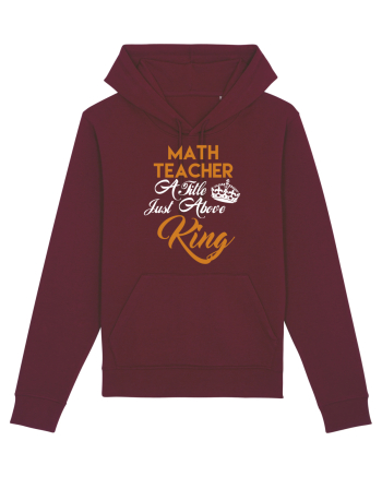 MATH TEACHER Burgundy