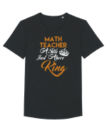 MATH TEACHER Tricou mânecă scurtă guler larg Bărbat Skater