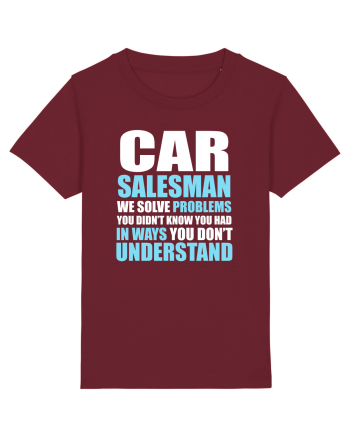 CAR SALESMAN Burgundy