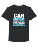 CAR SALESMAN Tricou mânecă scurtă guler larg Bărbat Skater