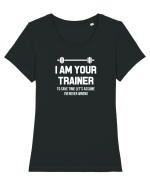 TRAINER Tricou mânecă scurtă guler larg fitted Damă Expresser