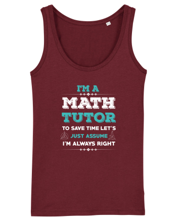 MATH TUTOR Burgundy