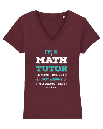 MATH TUTOR Burgundy