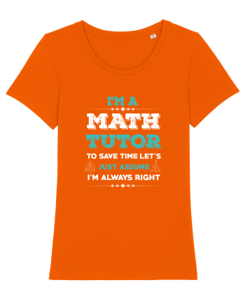 MATH TUTOR Bright Orange