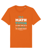 MATH TUTOR Tricou mânecă scurtă Unisex Rocker