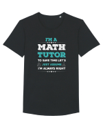 MATH TUTOR Tricou mânecă scurtă guler larg Bărbat Skater