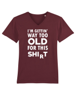 OLD Tricou mânecă scurtă guler V Bărbat Presenter