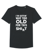 OLD Tricou mânecă scurtă guler larg Bărbat Skater