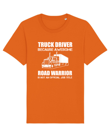 TRUCK DRIVER Bright Orange