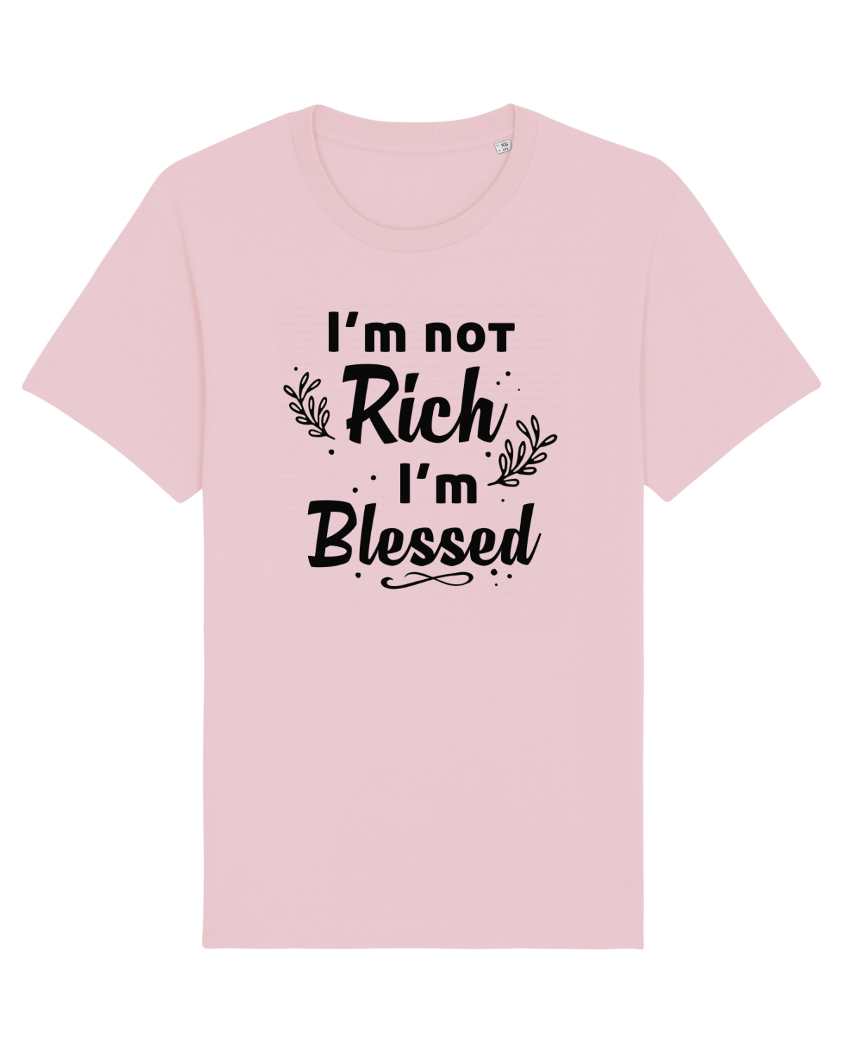 Tricou mânecă scurtă Unisex Rocker Cotton Pink