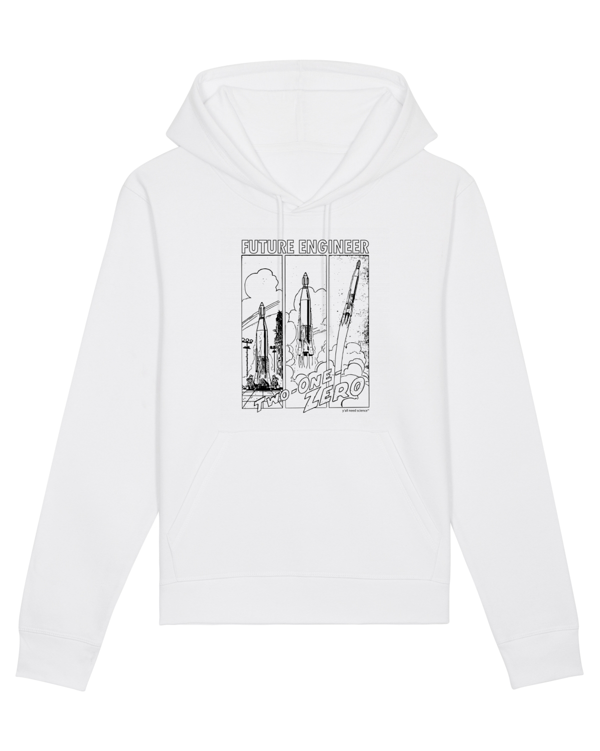 Hanorac Unisex Drummer White