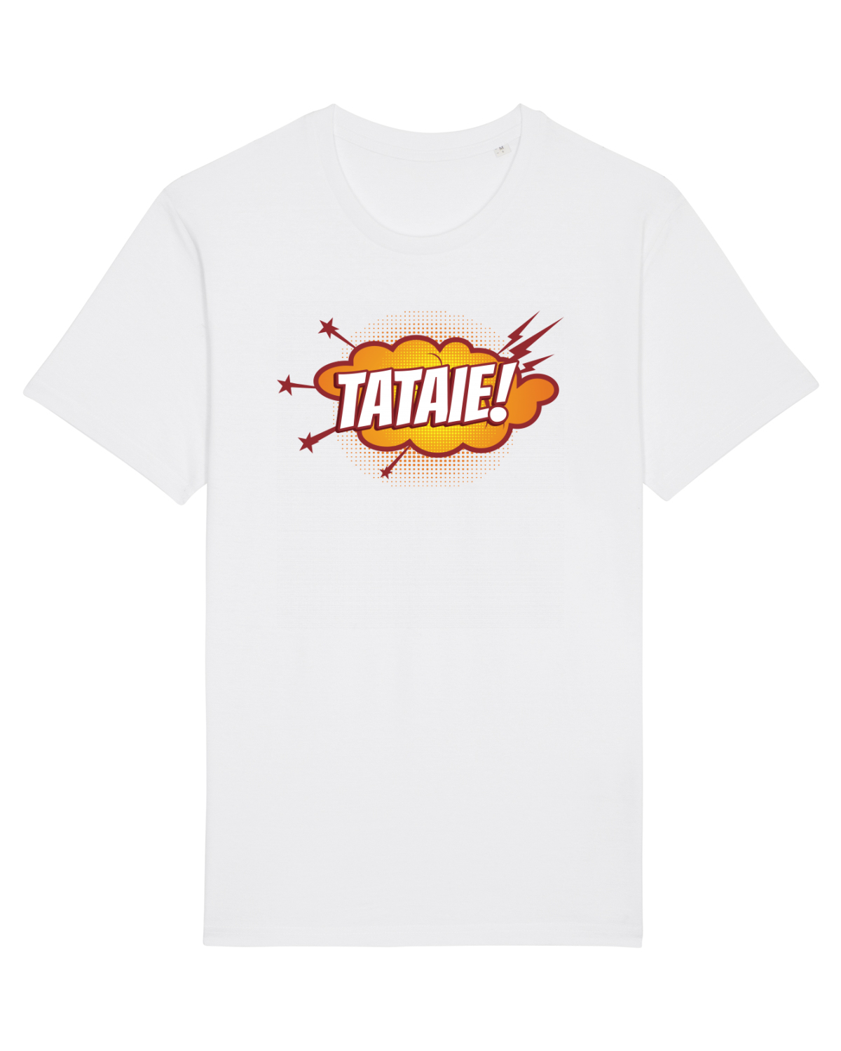 Tricou mânecă scurtă Unisex Rocker White