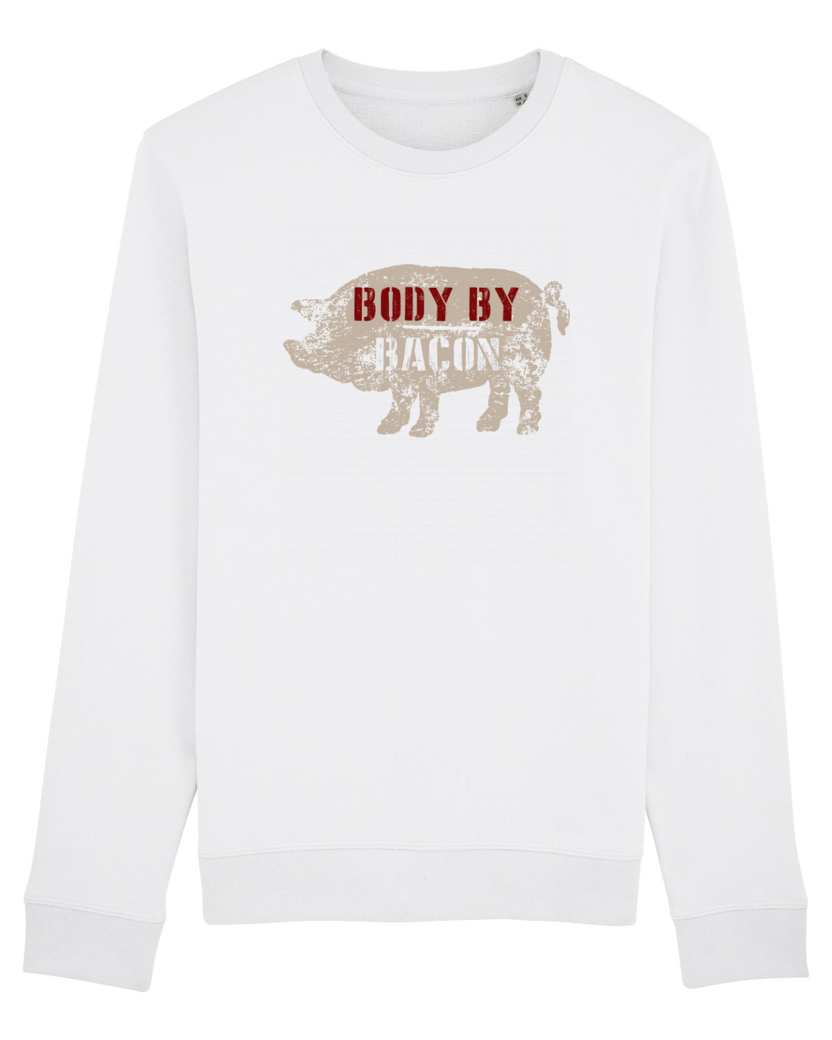 Bluză mânecă lungă Unisex Rise White