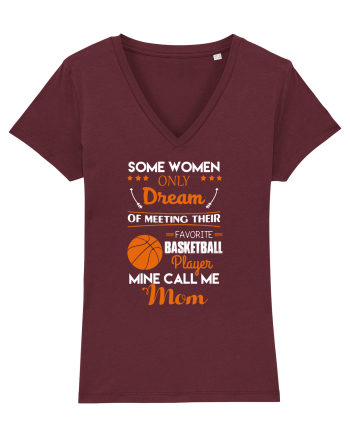 BASKETBALL MOM Burgundy