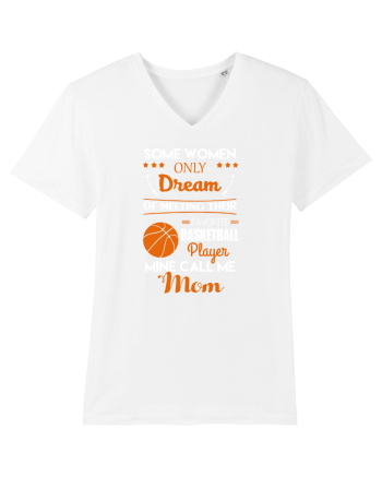 BASKETBALL MOM White