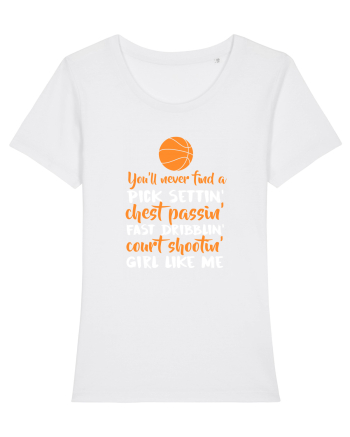 BASKETBALL GIRL White