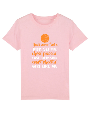 BASKETBALL GIRL Cotton Pink