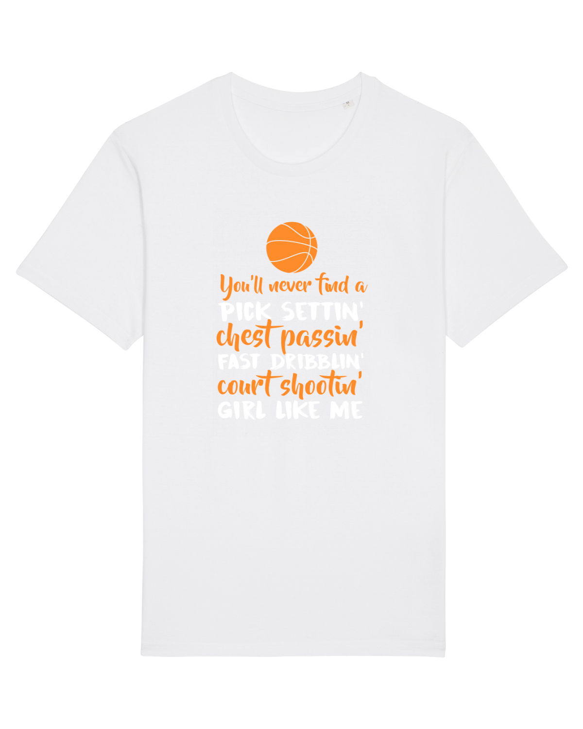 Tricou mânecă scurtă Unisex Rocker White