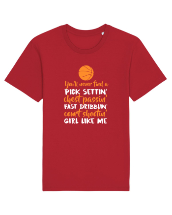 BASKETBALL GIRL Red