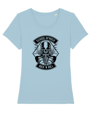 School of Rock Skull Black Sky Blue