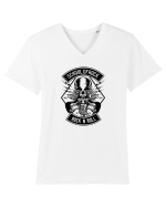 School of Rock Skull Black Tricou mânecă scurtă guler V Bărbat Presenter