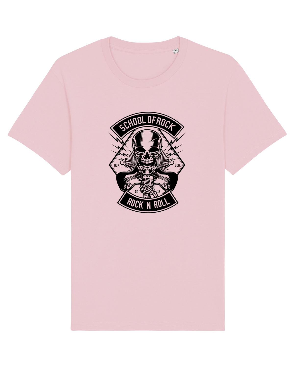 Tricou mânecă scurtă Unisex Rocker Cotton Pink