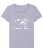 FISHING Tricou mânecă scurtă guler larg fitted Damă Expresser
