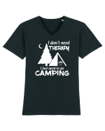 CAMPING Tricou mânecă scurtă guler V Bărbat Presenter