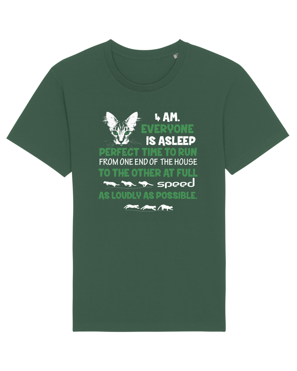 Tricou mânecă scurtă Unisex Rocker Bottle Green