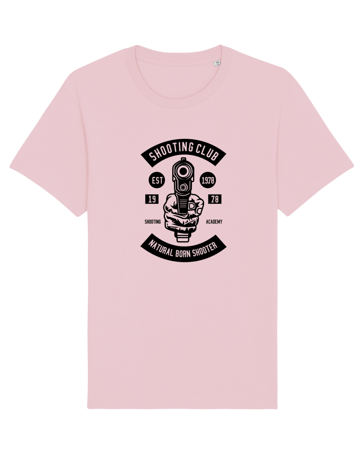 Tricou mânecă scurtă Unisex Rocker Cotton Pink