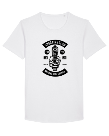 Pistol Shooting Black White