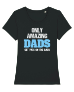 DADS Tricou mânecă scurtă guler larg fitted Damă Expresser